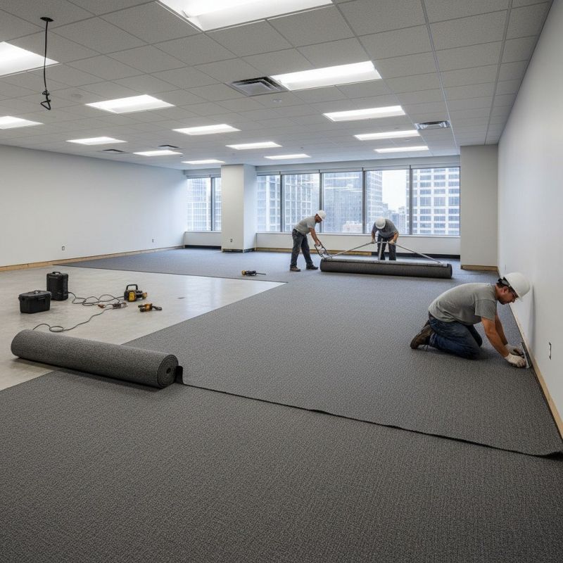 Industrial Carpet Installation
